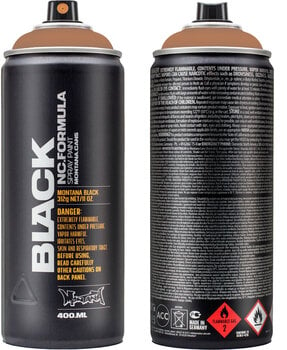 Ruiskumaali Montana Cans Black Spray-maali 8050 Frappé 400 ml 1 kpl - 2