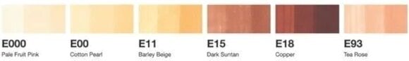 Viltstift Copic Sketch Inktpatroon Skin Tones 6 stuks - 2