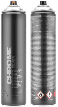 Ruiskumaali Montana Cans Silver Chrome Spray-maali Silver 600 ml 1 kpl - 2