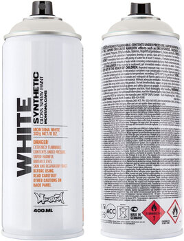 Ruiskumaali Montana Cans White Spray-maali 9100 Ancient White 400 ml 1 kpl - 2