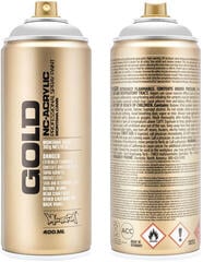Spray Paint Montana Cans Gold Spray Paint SH9100 White 400 ml 1 pc - 1