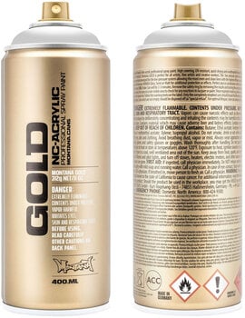 Sprayfärg Montana Cans Gold Sprayfärg SH9100 White 400 ml 1 st - 2