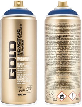 Spray Paint Montana Cans Gold Spray Paint SH5010 Blue 400 ml 1 pc - 2