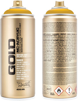 Tinta em spray Montana Cans Gold Spray Paints SH1010 Yellow 400 ml 1 un. - 2