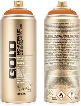 Spray Paint Montana Cans Gold Spray Paint SH2000 Orange Light 400 ml 1 pc - 2