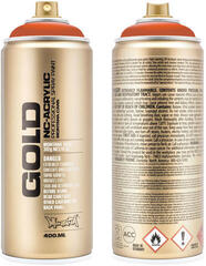 Peinture en aérosol
 Montana Cans Gold Peinture en aérosol SH2020 Orange Dark 400 ml 1 pc - 1