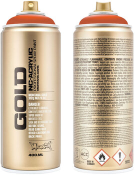 Peinture en aérosol
 Montana Cans Gold Peinture en aérosol SH2020 Orange Dark 400 ml 1 pc - 2