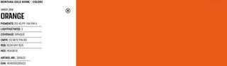 Peinture en aérosol
 Montana Cans Gold Peinture en aérosol SH2020 Orange Dark 400 ml 1 pc - 2
