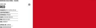 Sprühfarbe Montana Cans Gold Sprühfarbe SH3000 Red 400 ml 1 stk - 2