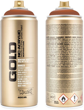 Σπρέι Μπογκιά Montana Cans Gold Σπρέι μπογιά SH8000 Brown Light 400 ml 1 τεμ. - 2