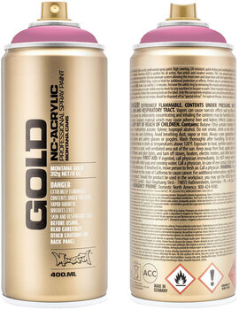 Спрей боя
 Montana Cans Gold Спрей боя SH4000 Pink Light 400 ml 1 бр - 2