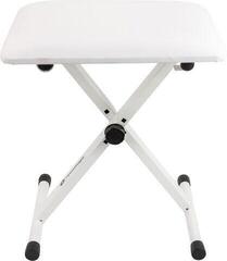 Taburete de piano de metal Revoltage KB2025WH Taburete de piano de metal Blanco - 1