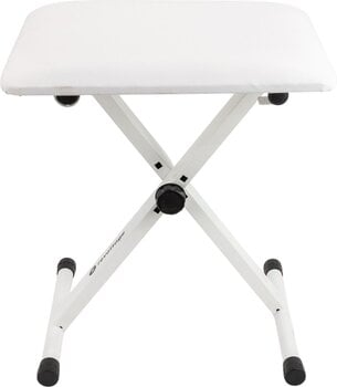 Metal piano stool
 Revoltage KB2025WH Metal piano stool White - 2