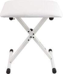 Taburete de piano de metal Revoltage KB2025WH Taburete de piano de metal Blanco - 2