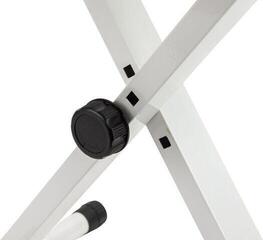 Taburete de piano de metal Revoltage KB2025WH Taburete de piano de metal Blanco - 4