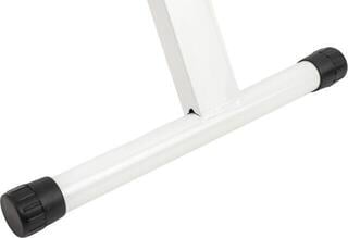 Taburete de piano de metal Revoltage KB2025WH Taburete de piano de metal Blanco - 5