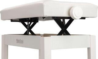 Tabouret de piano en bois Pianonova DPB2025-WH Tabouret de piano en bois White - 3