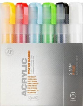 Felt-Tip Pen Montana Cans 53.4902 Set of markers 6 pcs - 2