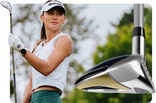 Golfschläger - Hybrid TaylorMade Kalea Gold Rechte Hand 4 23° Lady - 5