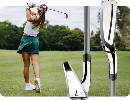 Mazza da golf - ferri TaylorMade Kalea Gold Mano destra  6-PWAWSW Lady Acciaio Mazza da golf - ferri - 6