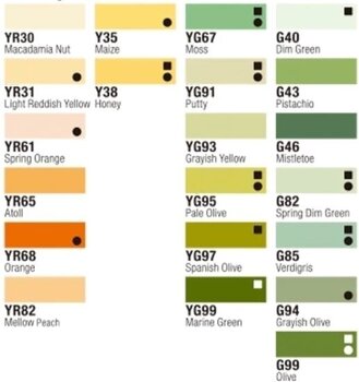 Pisak   Copic Sketch Marker 11 Pale Yellow 1 szt - 6