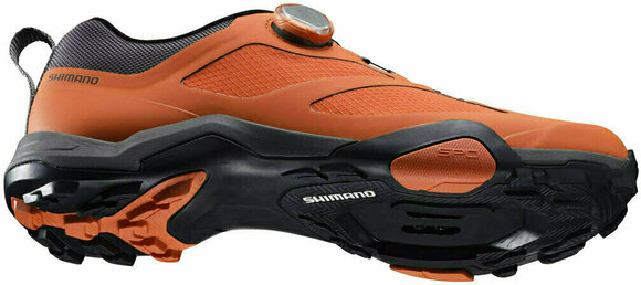 Chaussures de cyclisme pour hommes Shimano SHMT700 Orange 43 - 4