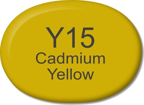 Felt-Tip Pen Copic Sketch Marker 15 Cadmium Yellow 1 pc - 2