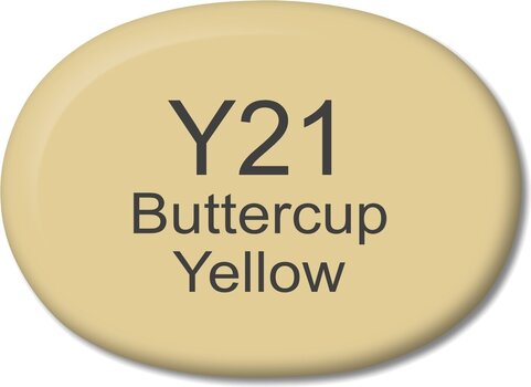 Felt-Tip Pen Copic Sketch Marker 21 Buttercup Yellow 1 pc - 2