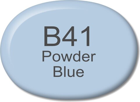 флумастери
 Copic Sketch Химикал маркер 41 Powder Blue 1 бр - 2