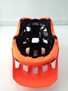 Capacete de bicicleta POC Kortal Race MIPS Fluorescent Orange AVIP/Uranium Black Matt 59-62 Capacete de bicicleta (Tao bons como novos) - 6