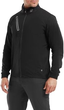 Waterproof Jacket Footjoy Hydroknit Black S Waterproof Jacket - 3