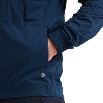 Waterproof Jacket Footjoy Hydroknit Navy L Waterproof Jacket - 5