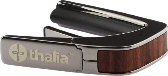 Acoustic Guitar Capo Thalia Wood Collection Acoustic Guitar Capo Rosewood-Black Chrome - 2