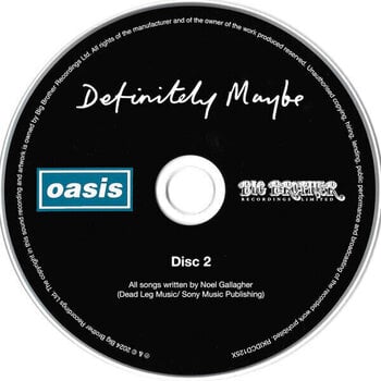 Hudobné CD Oasis - Definitely Maybe (Anniversary Edition) (Deluxe Edition) (2 CD) - 3