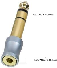 Jack-Jack-sovitin Veles-X SJA63GD Stereo 6.35mm to 3.5mm 18K Gold Jack-Jack-sovitin - 1