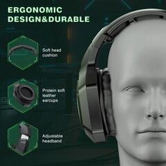 PC slúchadlá Onikuma B100 RGB Bluetooth Wireless Gaming Headset Čierna PC slúchadlá - 7