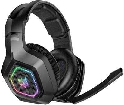 Auscultadores para PC Onikuma B100 RGB Bluetooth Wireless Gaming Headset Preto Auscultadores para PC - 3