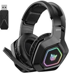 PC slúchadlá Onikuma B100 RGB Bluetooth Wireless Gaming Headset Čierna PC slúchadlá - 5
