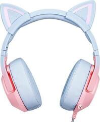 PC slúchadlá Onikuma K9 RGB Wired Gaming Headset With Cat Ears Modrá-Ružová PC slúchadlá - 3