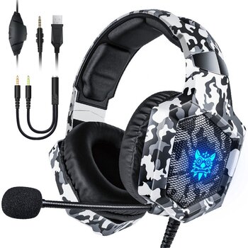 Pc-hoofdtelefoon Onikuma K8 RGB Wired Gaming Headset Multi Pc-hoofdtelefoon - 2