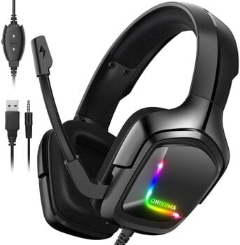 Pc-hoofdtelefoon Onikuma K20 RGB Wired Gaming Headset Zwart Pc-hoofdtelefoon - 3