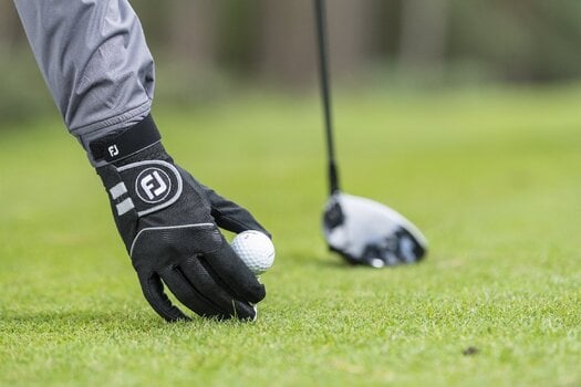 Gloves Footjoy Raingrip 24 Black Worn on Left Hand M Mens gloves - 4