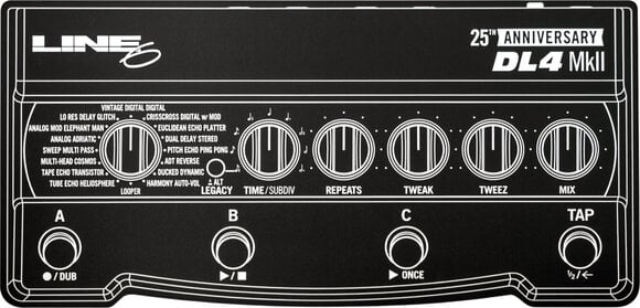 Gitaareffect Line6 DL4 MkII 25th Anniversary Gitaareffect - 8