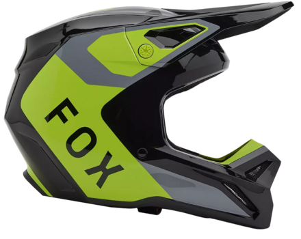 Helm FOX V1 Lean Grey/Yellow M Helm - 6