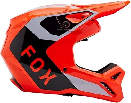 Capacete FOX V1 Lean Fluorescent Orange M Capacete - 6