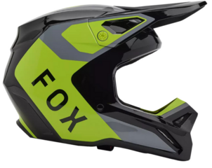 Kaciga FOX V1 Lean Grey/Yellow - 5