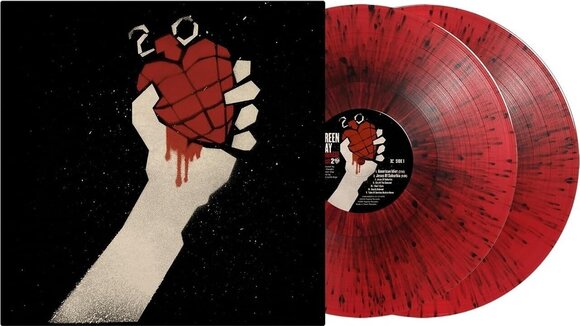 LP Green Day - Amercan Idiot (Limited Edition) (Red/Black Coloured) (2 LP) - 2