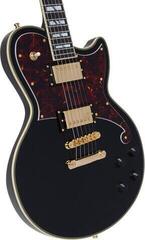 E-Gitarre D'Angelico Deluxe Atlantic Solid Black E-Gitarre - 2