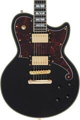 E-Gitarre D'Angelico Deluxe Atlantic Solid Black E-Gitarre - 3