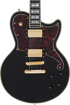 Electric guitar D'Angelico Deluxe Atlantic Solid Black Electric guitar - 4